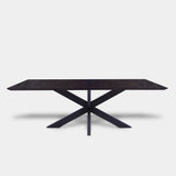 Tafel Rechthoekig Eikenhout - Matrix XL - Dark Grey