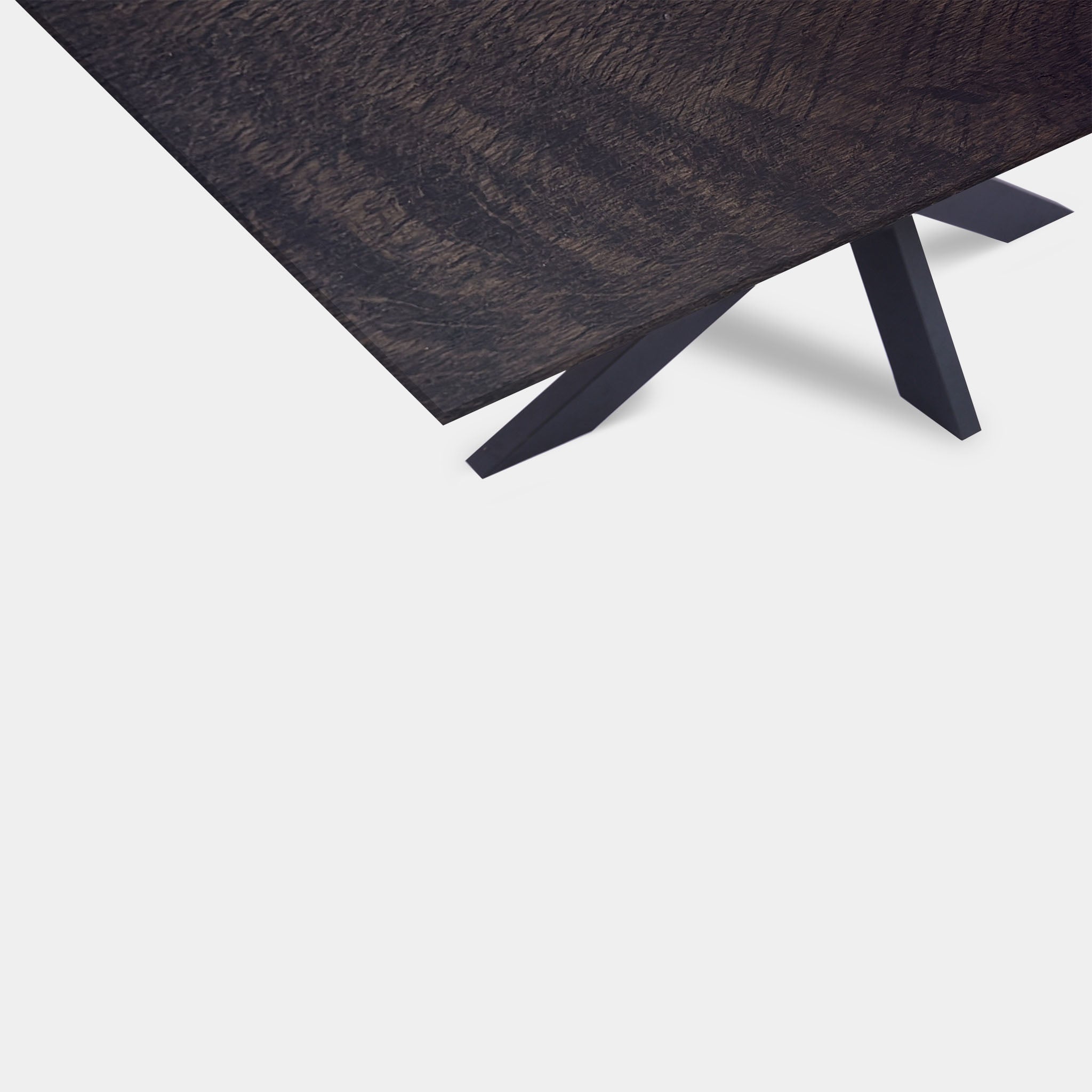 Tafel Rechthoekig Eikenhout - Matrix - Dark Grey