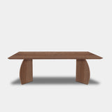 Tafel Rechthoekig Eikenhout - Driehoek - Cinnamon