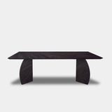 Tafel Rechthoekig Eikenhout - Driehoek - Dark Grey