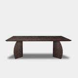 Tafel Rechthoekig Eikenhout - Driehoek - Dear Brown