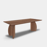 Tafel Rechthoekig Eikenhout - Driehoek - Cinnamon