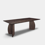 Tafel Rechthoekig Eikenhout - Driehoek - Dear Brown