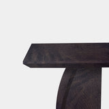 Tafel Rechthoekig Eikenhout - Driehoek - Dark Grey