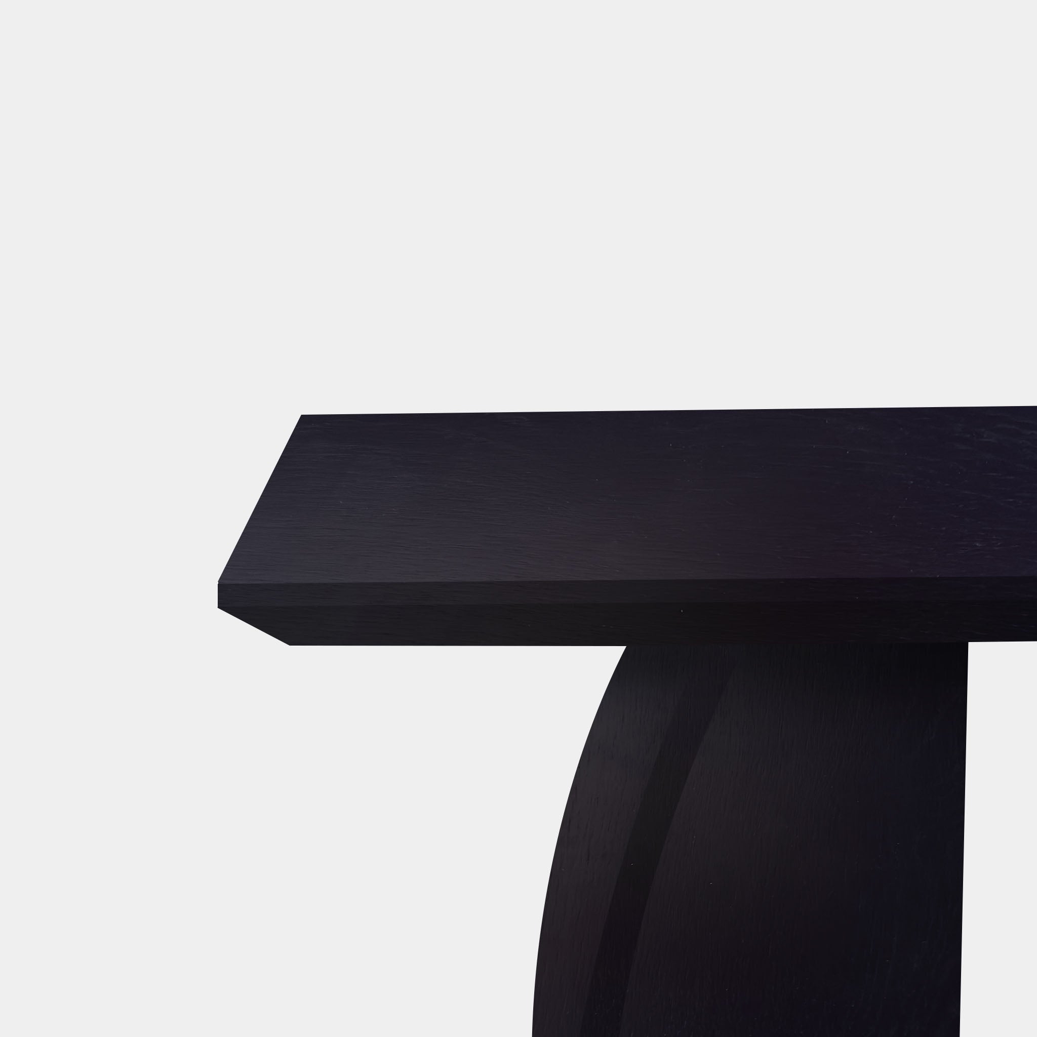 Tafel Rechthoekig Eikenhout - Driehoek - Donker Eiken