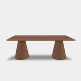 Tafel Rechthoekig Eikenhout - Kegelpoot - Cinnamon