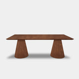 Tafel Rechthoekig Eikenhout - Kegelpoot - Toscane 102