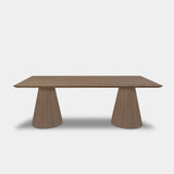Tafel Rechthoekig Eikenhout - Kegelpoot - Pura Natura
