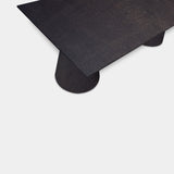 Tafel Rechthoekig Eikenhout - Kegelpoot - Night Glow