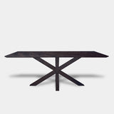 Tafel Rechthoekig Eikenhout - Matrix hout - Dark grey