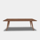Tafel Rechthoekig Eikenhout - Hout Onderstel - Cinnamon
