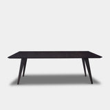 Tafel Rechthoekig Eikenhout - Hout Onderstel - Night Glow