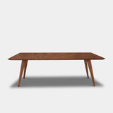 Tafel Rechthoekig Eikenhout - Hout Onderstel - Toscane 102