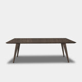 Tafel Rechthoekig Eikenhout - Hout Onderstel - Zand