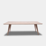 Tafel Rechthoekig Eikenhout - Hout Onderstel - Onbehandeld