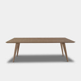 Tafel Rechthoekig Eikenhout - Hout Onderstel - Pura Natura
