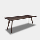 Tafel Rechthoekig Eikenhout - Hout Onderstel - Dear Brown