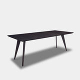 Tafel Rechthoekig Eikenhout - Hout Onderstel - Night Glow
