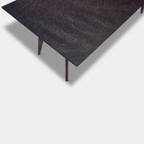Tafel Rechthoekig Eikenhout - Hout Onderstel - Dark Grey
