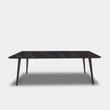 Tafel Rechthoekig Eikenhout - Konisch - Dark Grey