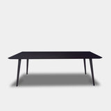 Tafel Rechthoekig Eikenhout - Konisch - Donker Eiken