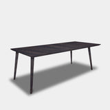Tafel Rechthoekig Eikenhout - Konisch - Dark Grey