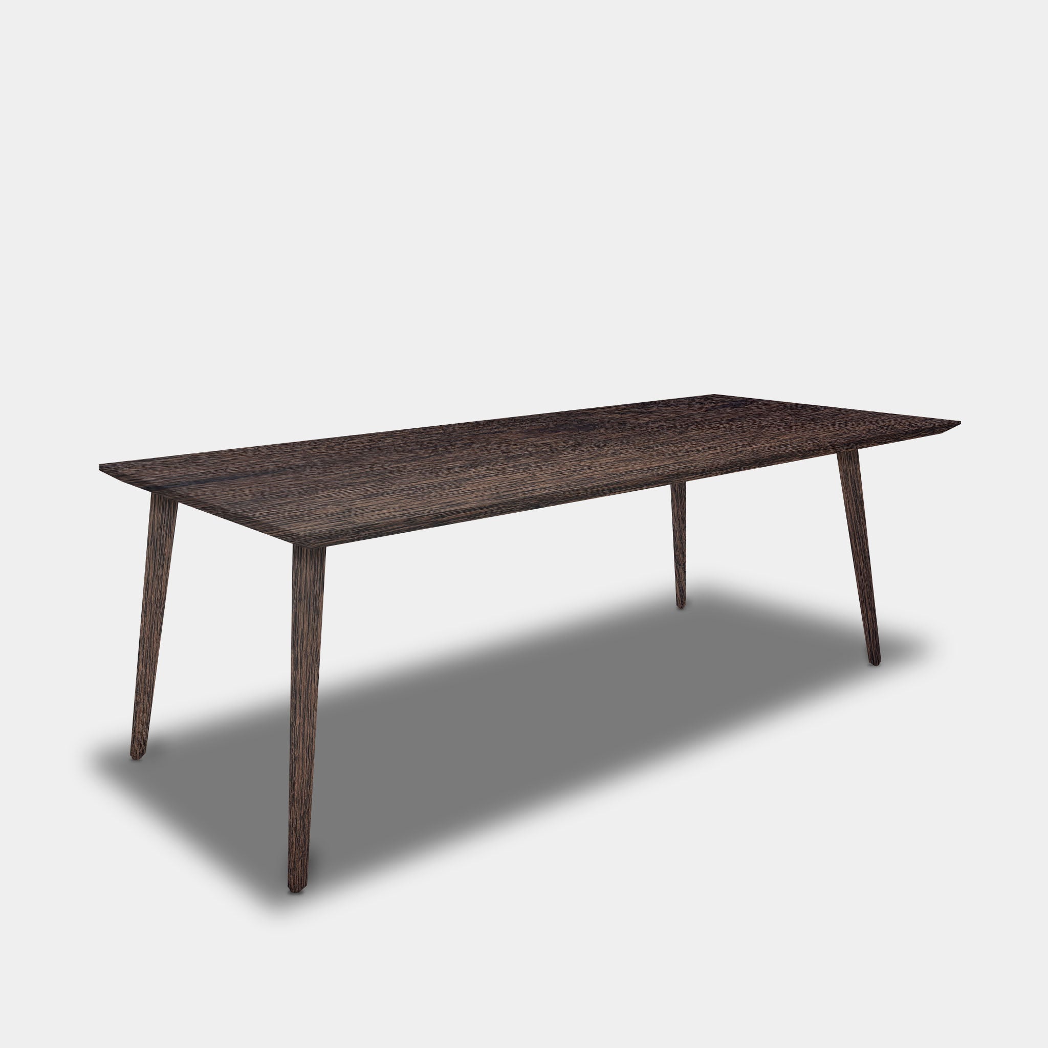 Tafel Rechthoekig Eikenhout - Konisch - Dear Brown