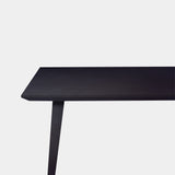Tafel Rechthoekig Eikenhout - Konisch - Donker Eiken