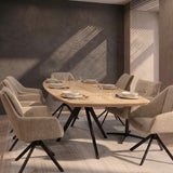 Tafel Abel - Deens Ovaal - Massief eiken