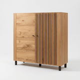 Wandkast Ascona - 140 cm - Massief Wildeiken