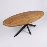 Tafel Nico - Ovaal - Massief Eikenhout