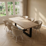 Tafel Dominicus - Rechthoekig - Massief Eikenhout