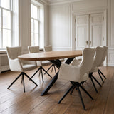 Tafel Nico - Ovaal - Massief Eikenhout
