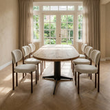 Tafel Olli - Plat Ovaal - Massief Eikenhout