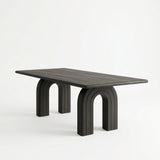 Black Friday Tafel Doria  - Rechthoekig - Massief Eikenhout