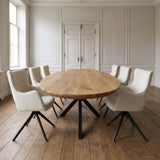 Tafel Nico - Ovaal - Massief Eikenhout