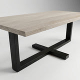 Tafel Dominicus - Rechthoekig - Massief Eikenhout