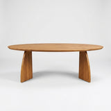 Tafel Hubo - Ovaal - Massief Eikenhout
