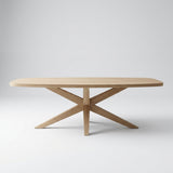 Tafel Arle - Deens Ovaal - Massief Eikenhout