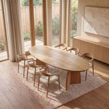 Tafel Hubo - Ovaal - Massief Eikenhout