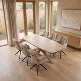 Tafel Arle - Deens Ovaal - Massief Eikenhout