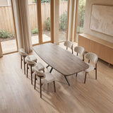 Tafel Cafi - Deens Ovaal - Massief Eikenhout