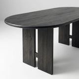 Black Friday Tafel Lilly - Plat Ovaal - Massief Eikenhout