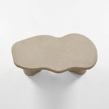 Organische Salontafel Nilo 130 cm – Cementlook