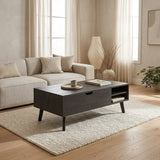 Salontafel Sophia - Opklapbare top Decor - Donkerbruin