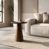 Ronde Bijzettafel Juri 45 cm – Massief Mangohout
