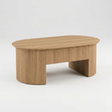 Plat ovale Salontafel Lars - Lift-top - 120 x 70 cm