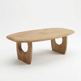 Salontafel Barley - Deens Ovaal - Mango hout - Amandel