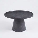 Ronde Salontafel Mano 80 cm – Donkergrijs