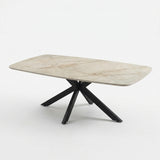 Salontafel Otis - Deens Ovaal - Keramiek - Shakespear Beige